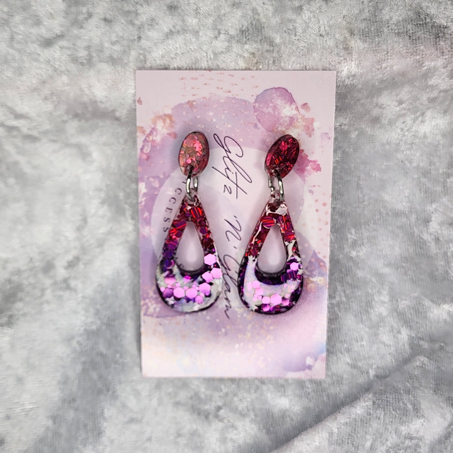 Hollow Droplet #6 Dangle Earrings