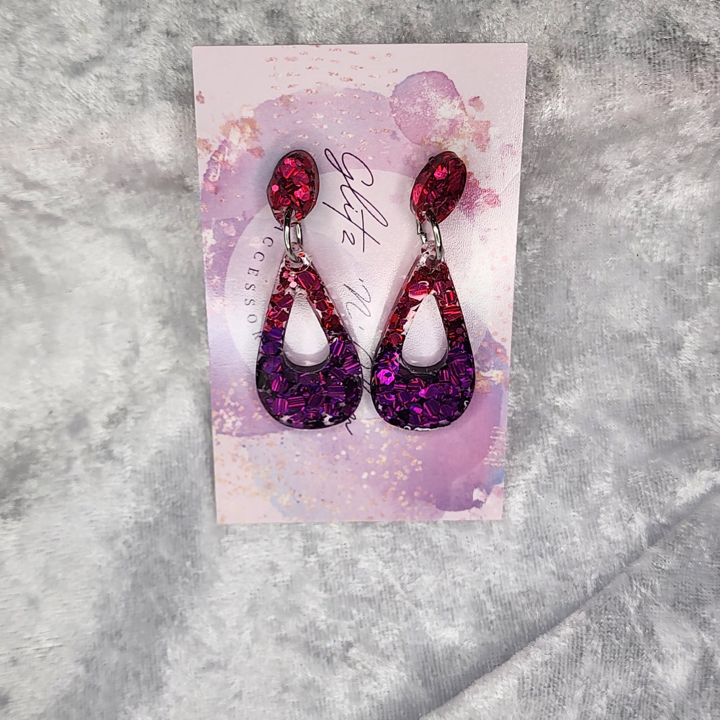 Hollow Droplet #7 Dangle Earrings