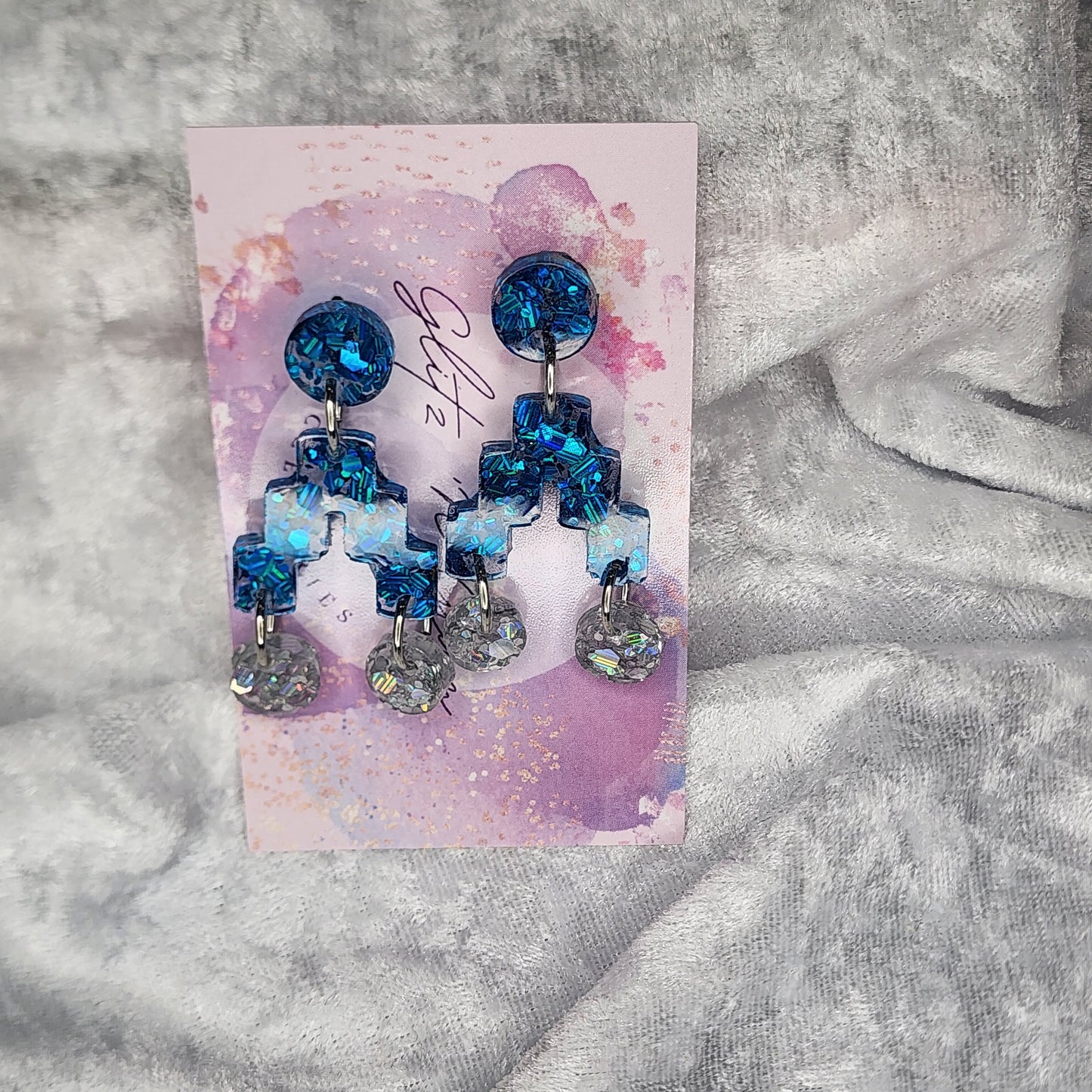 Abstract Arch Geo #2 Dangle Earrings