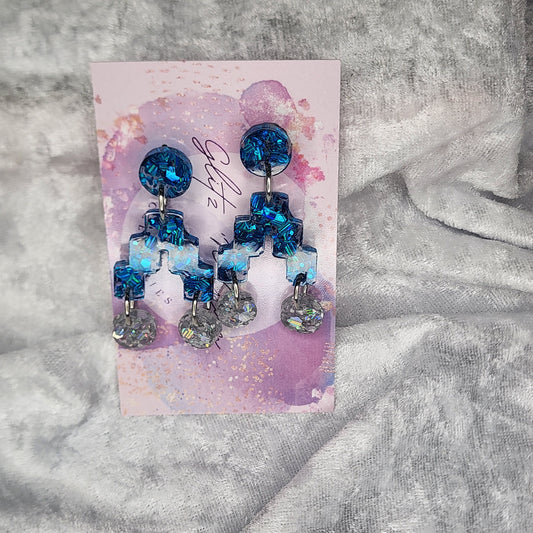 Abstract Arch Geo #2 Dangle Earrings