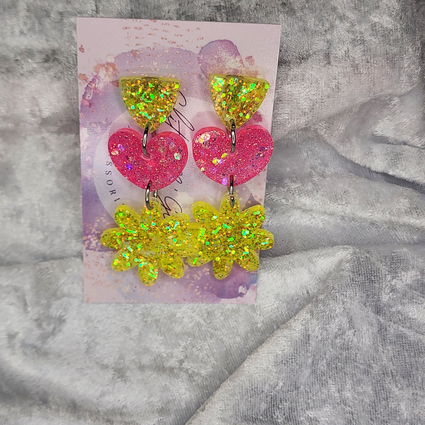 Mixed Shapes Drop #15 Dangle Earrings