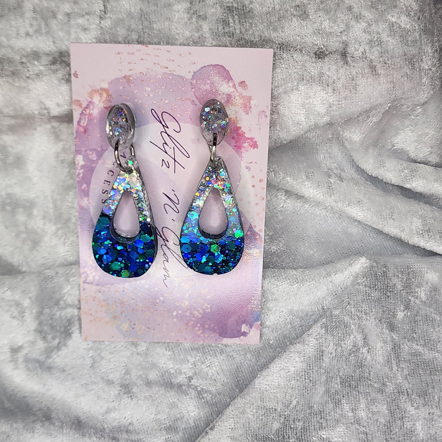 Hollow Droplet #10 Dangle Earrings