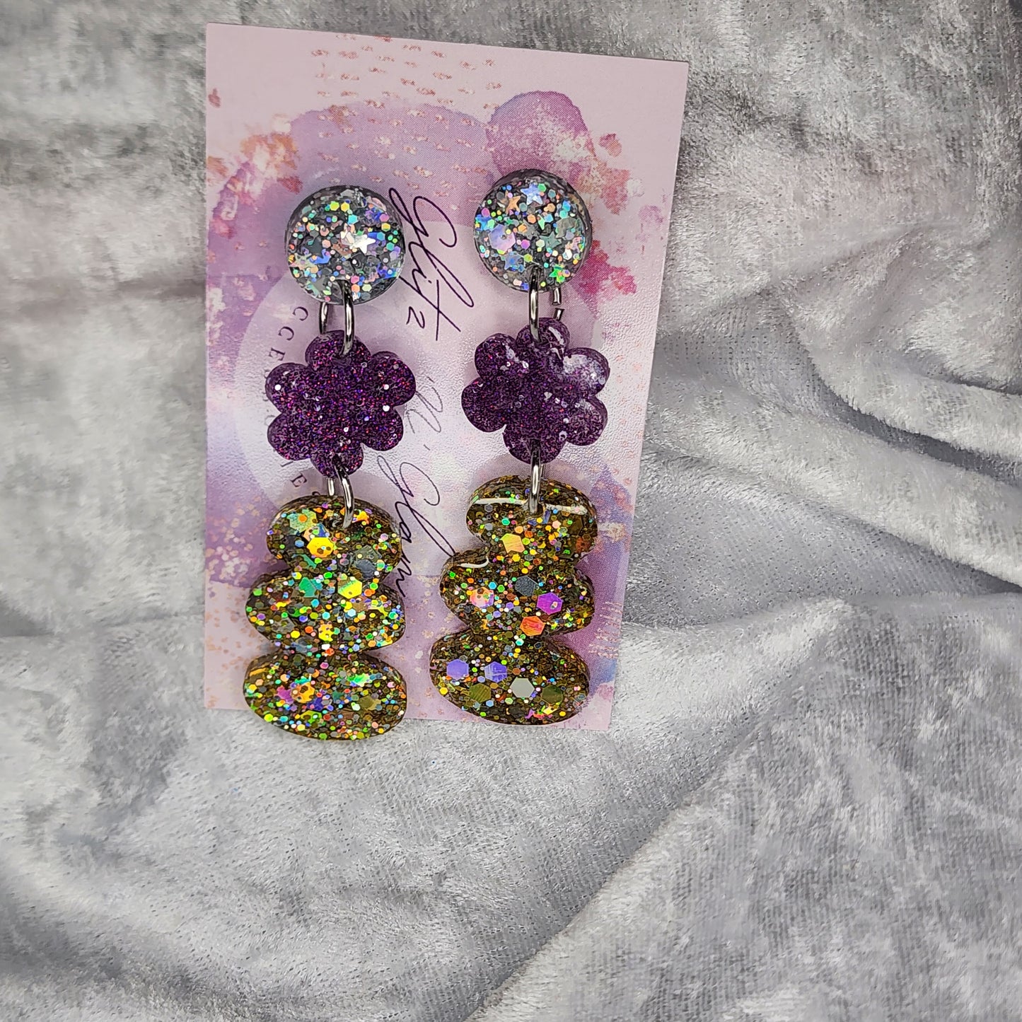 Jelly Blob #5 Dangle Earrings