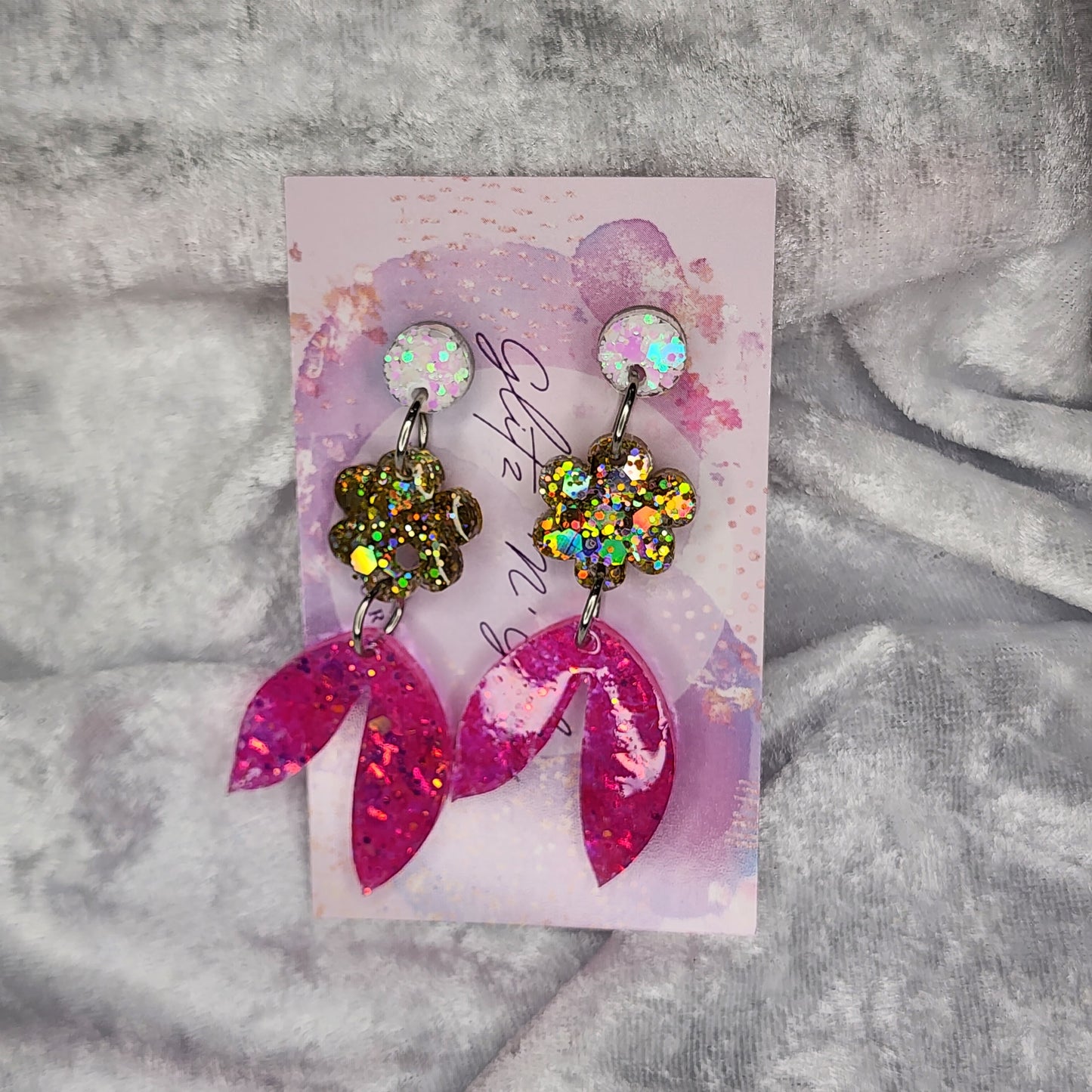 Petal #2 Dangle Earrings