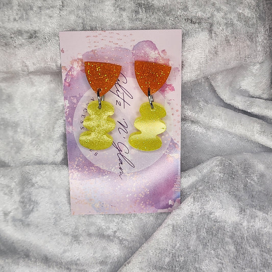 Jelly Blob #3 Dangle Earrings