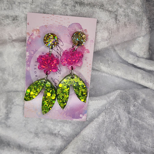 Petal #3 Dangle Earrings