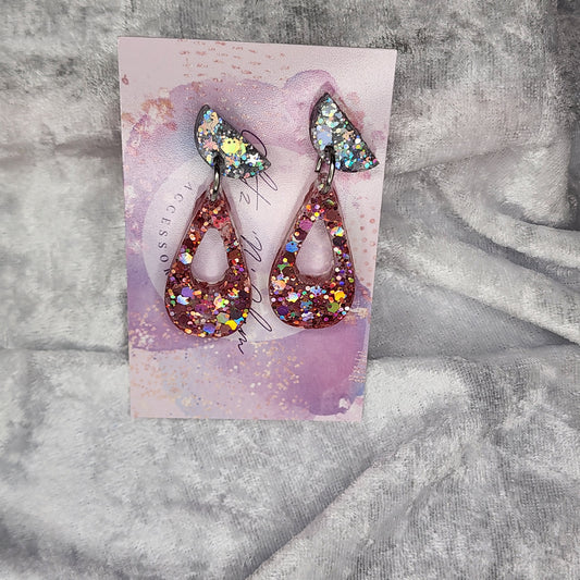 Hollow Droplet #12 Dangle Earrings