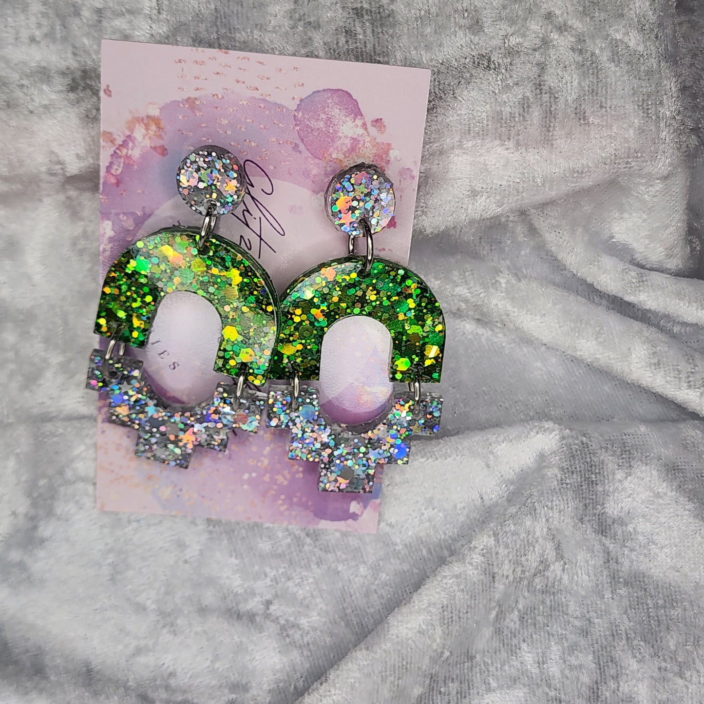 Arched Geo #2 Dangle Earrings