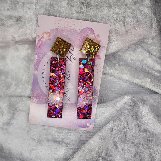 Rectangle Drop #5 Earrings