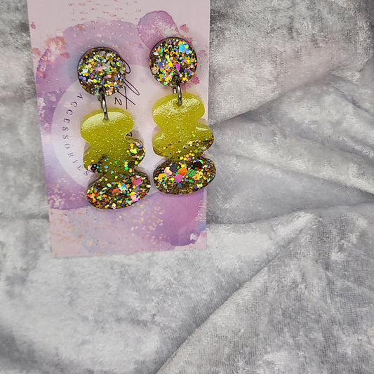 Jelly Blob #4 Dangle Earrings