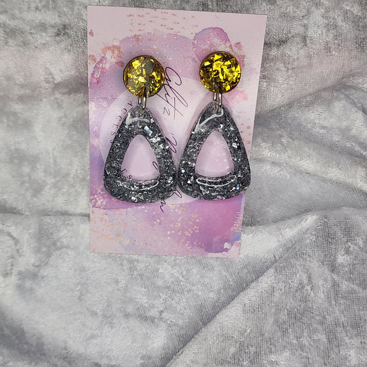 Hollow Droplet #29 Dangle Earrings