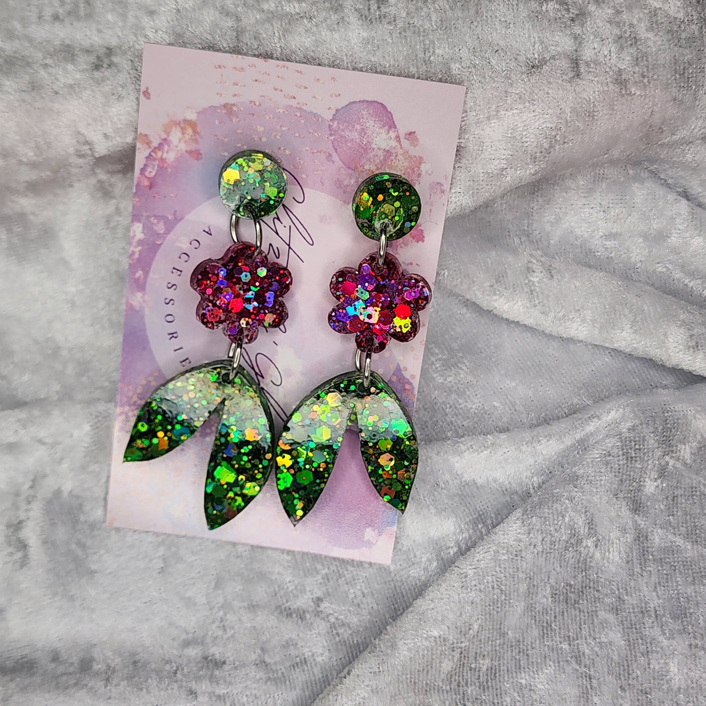 Petal #4 Dangle Earrings