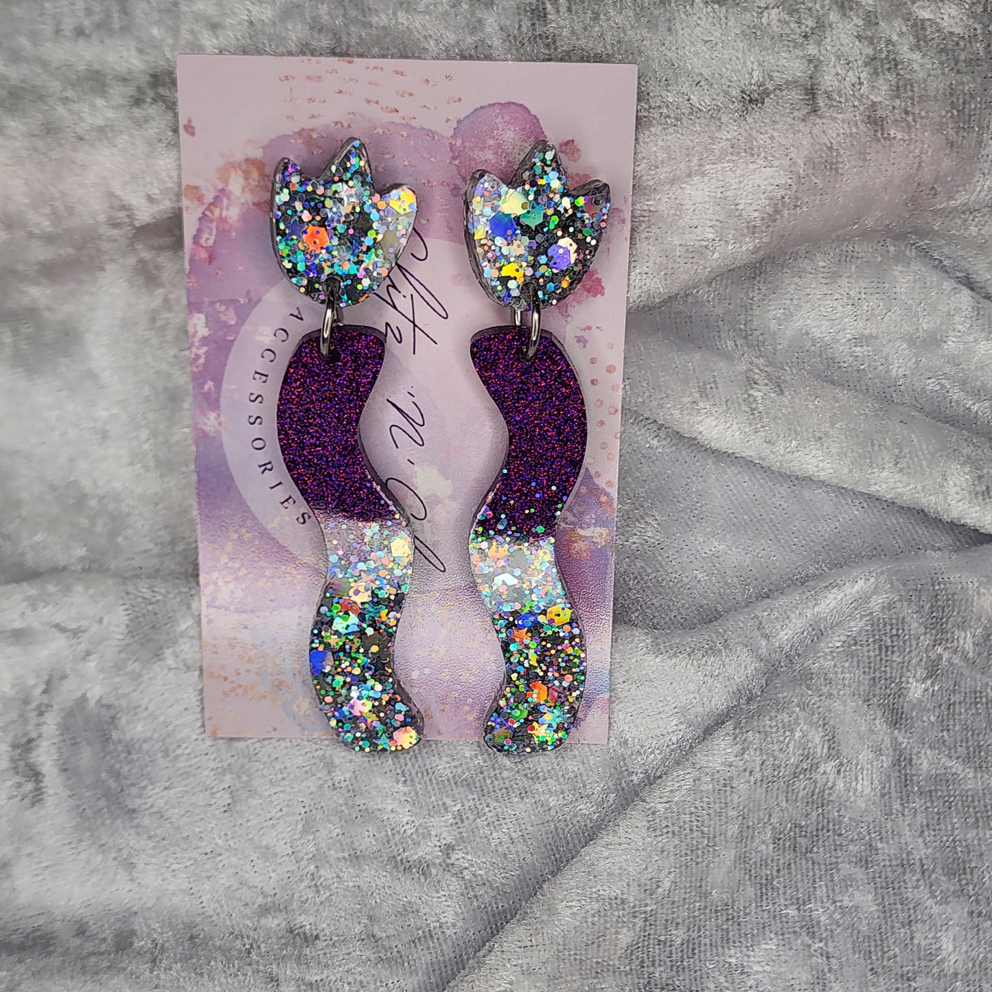 Wavy Drop #2 Dangle Earrings