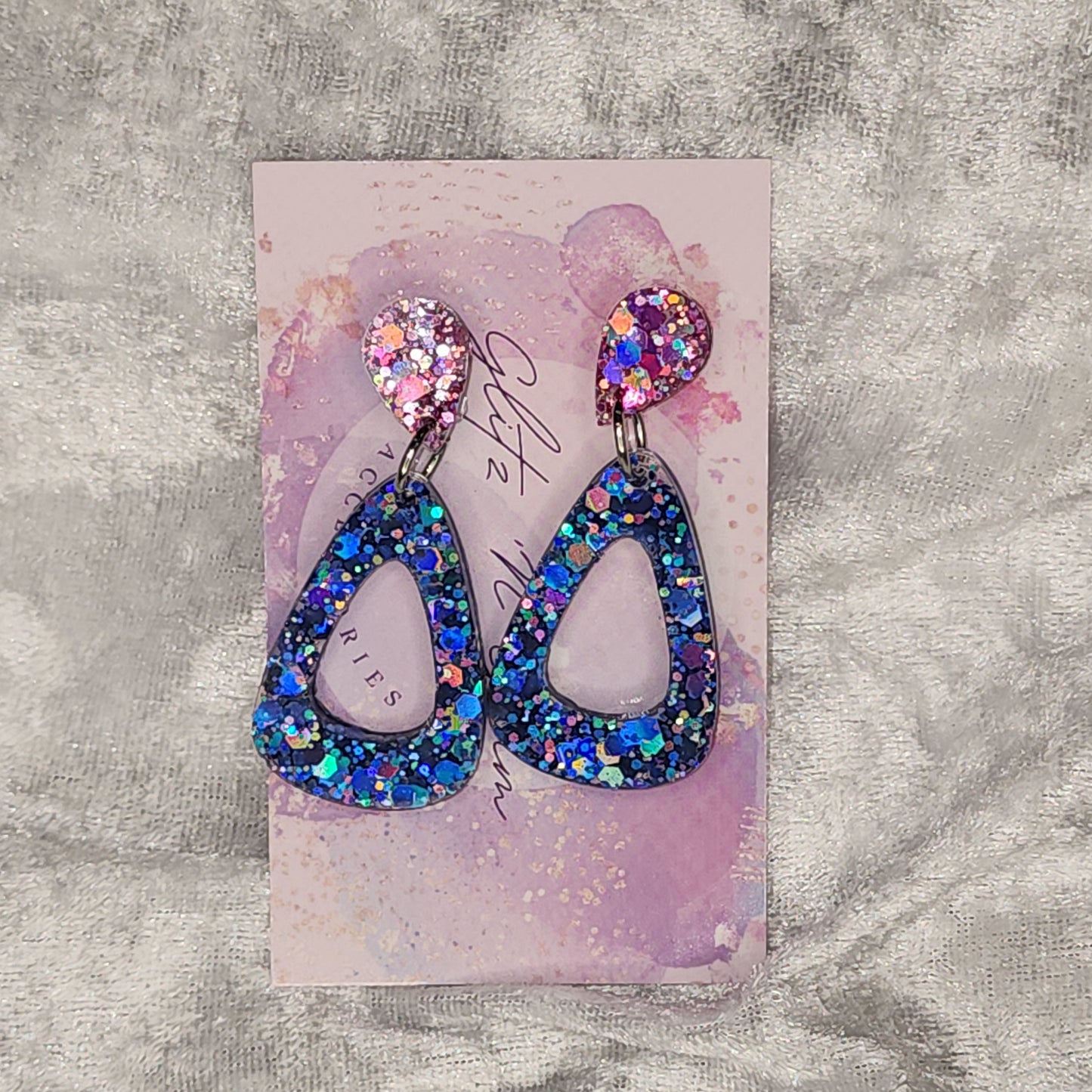 Hollow Droplet #25 Dangle Earrings