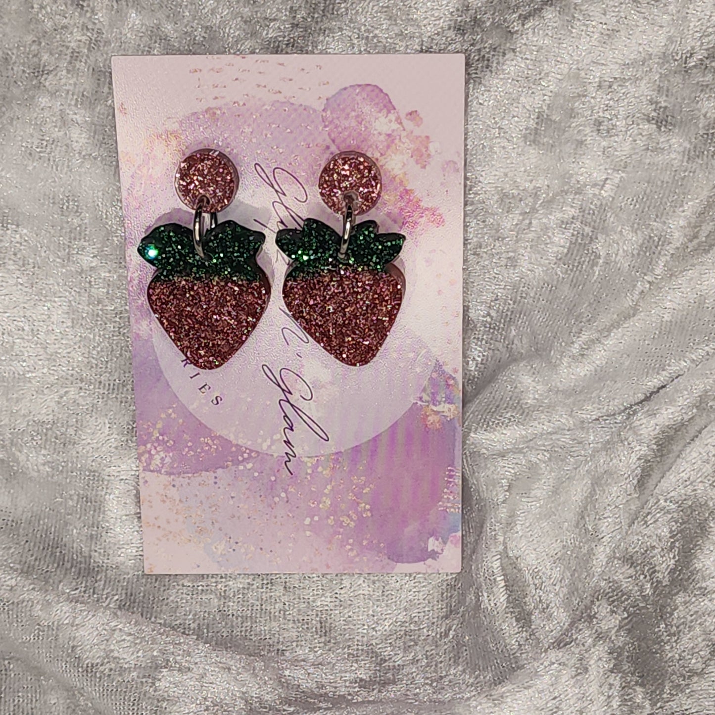 Strawberry Dangle #2 Earrings