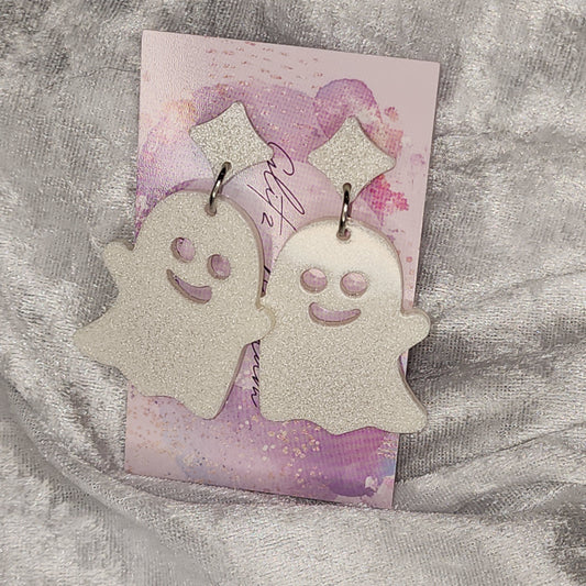 Ghosts #1 Dangle Earrings