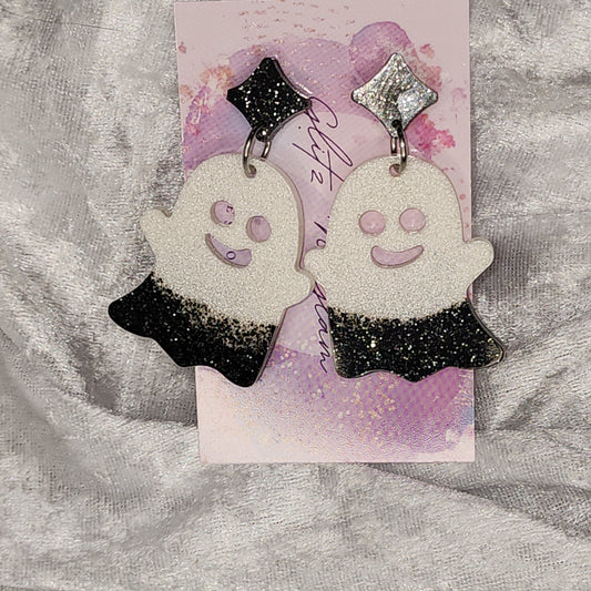 Ghosts #5 Dangle Earrings