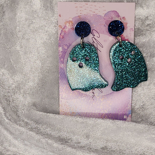 Small Ghosts #1 Dangle Earrings