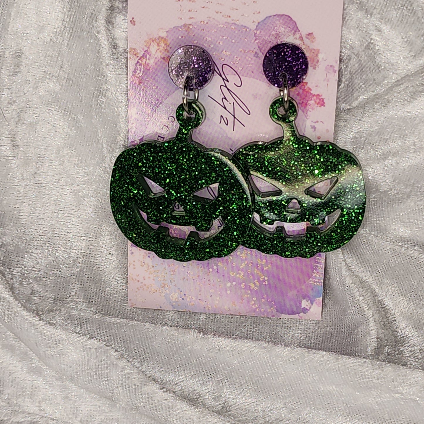 Pumpkin #11 Dangle Earrings