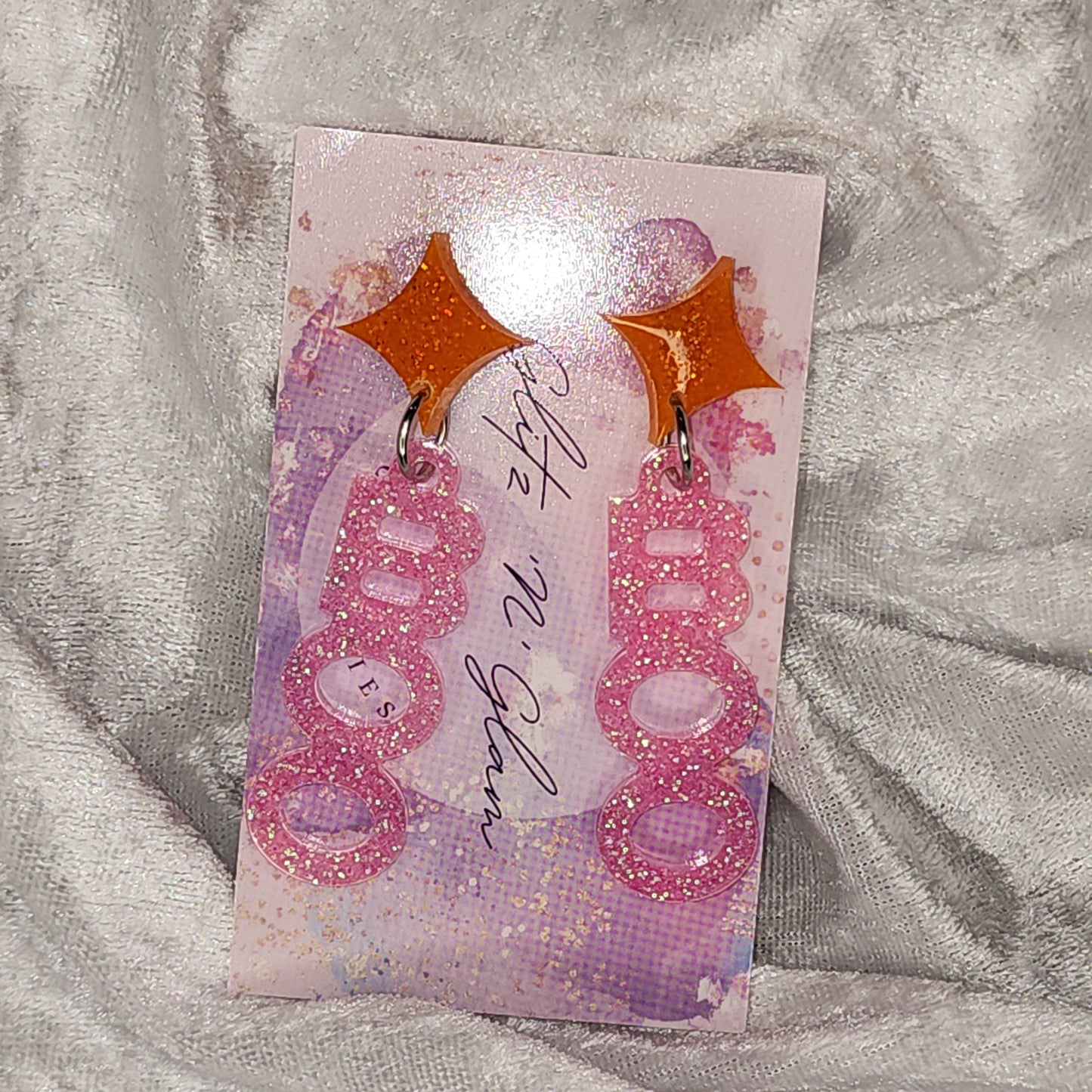 Boo #2 Dangle Earrings