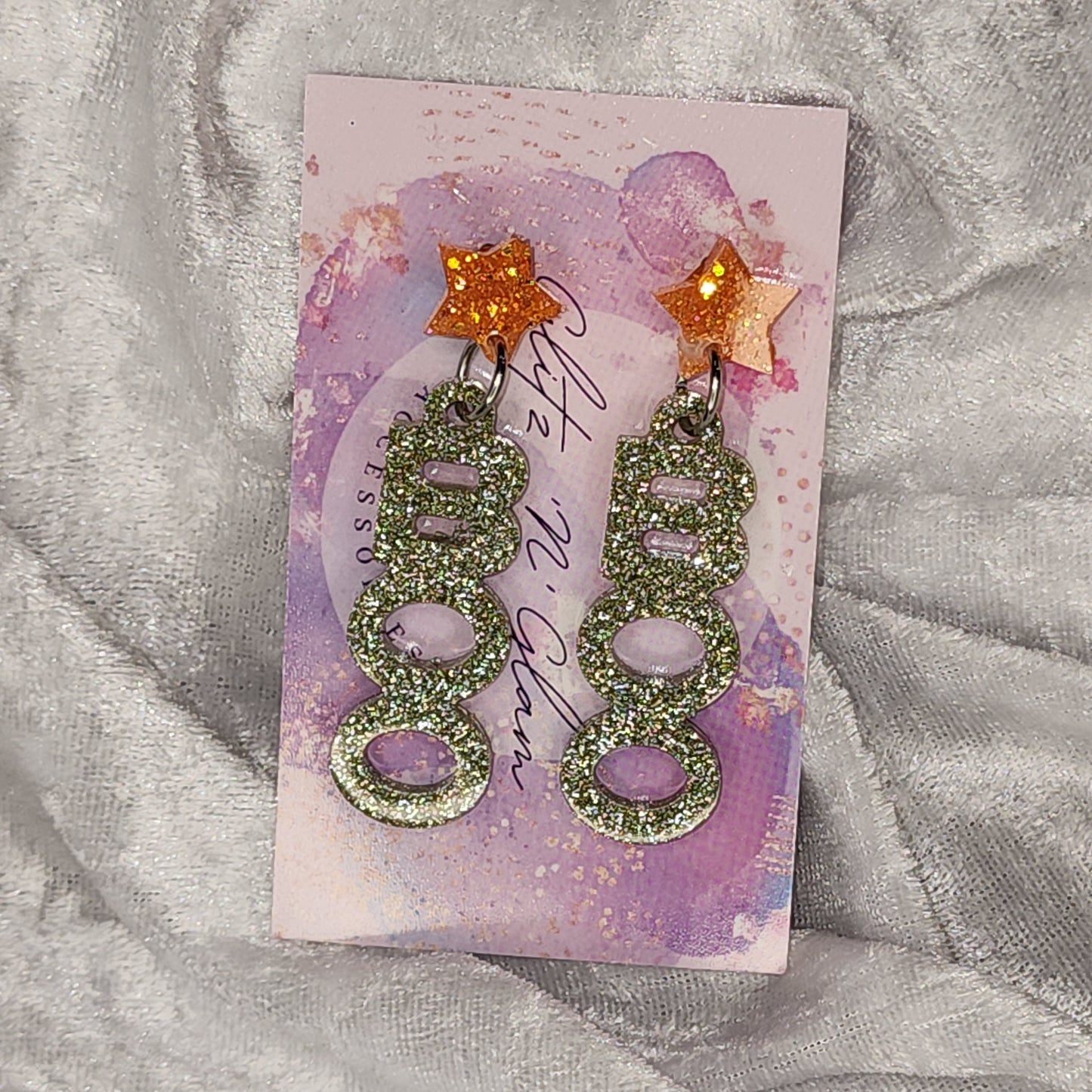 Boo #4 Dangle Earrings