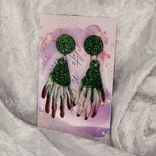 Creepy Hands #1 Dangle Earrings