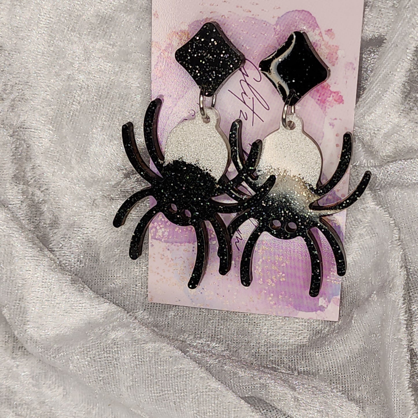 Spider #3 Dangle Earrings