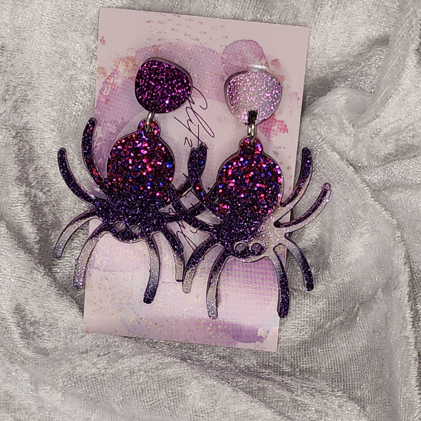 Spider #4 Dangle Earrings