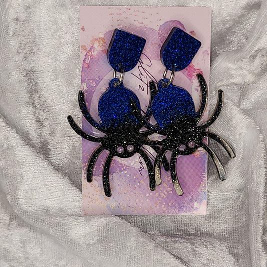 Spider #5 Dangle Earrings