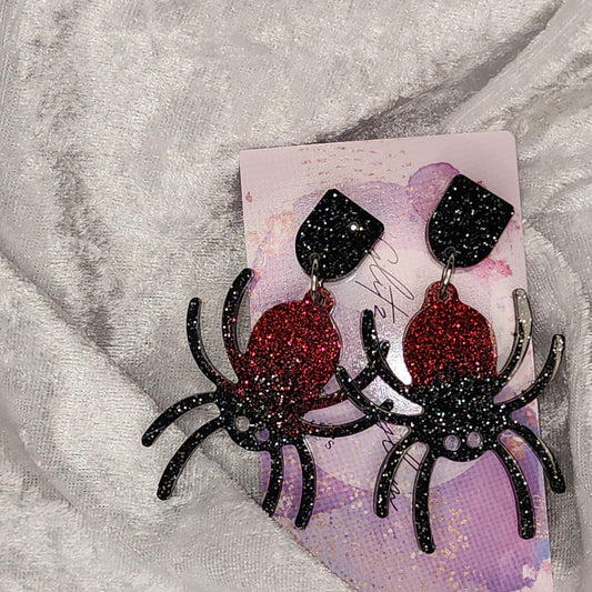 Spider #6 Dangle Earrings