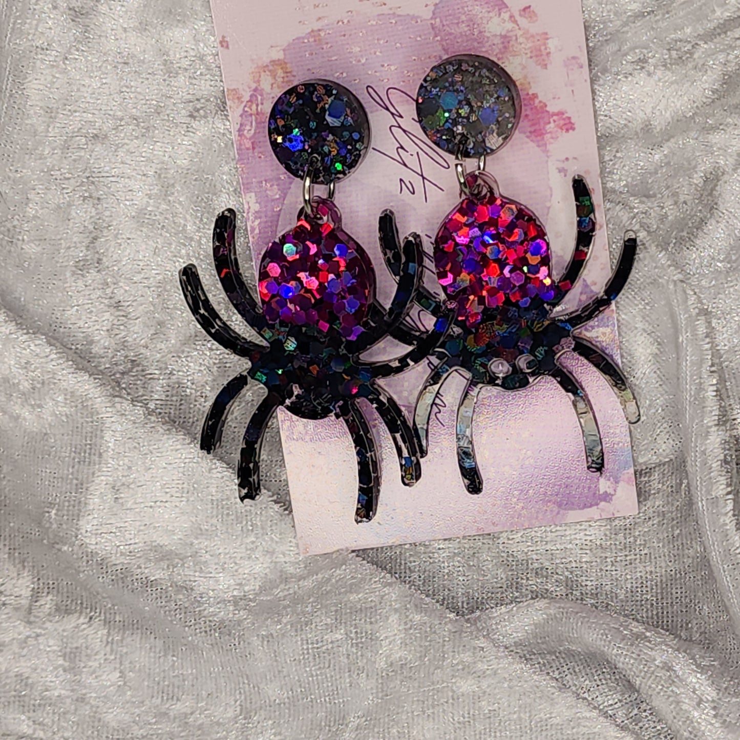 Spider #7 Dangle Earrings