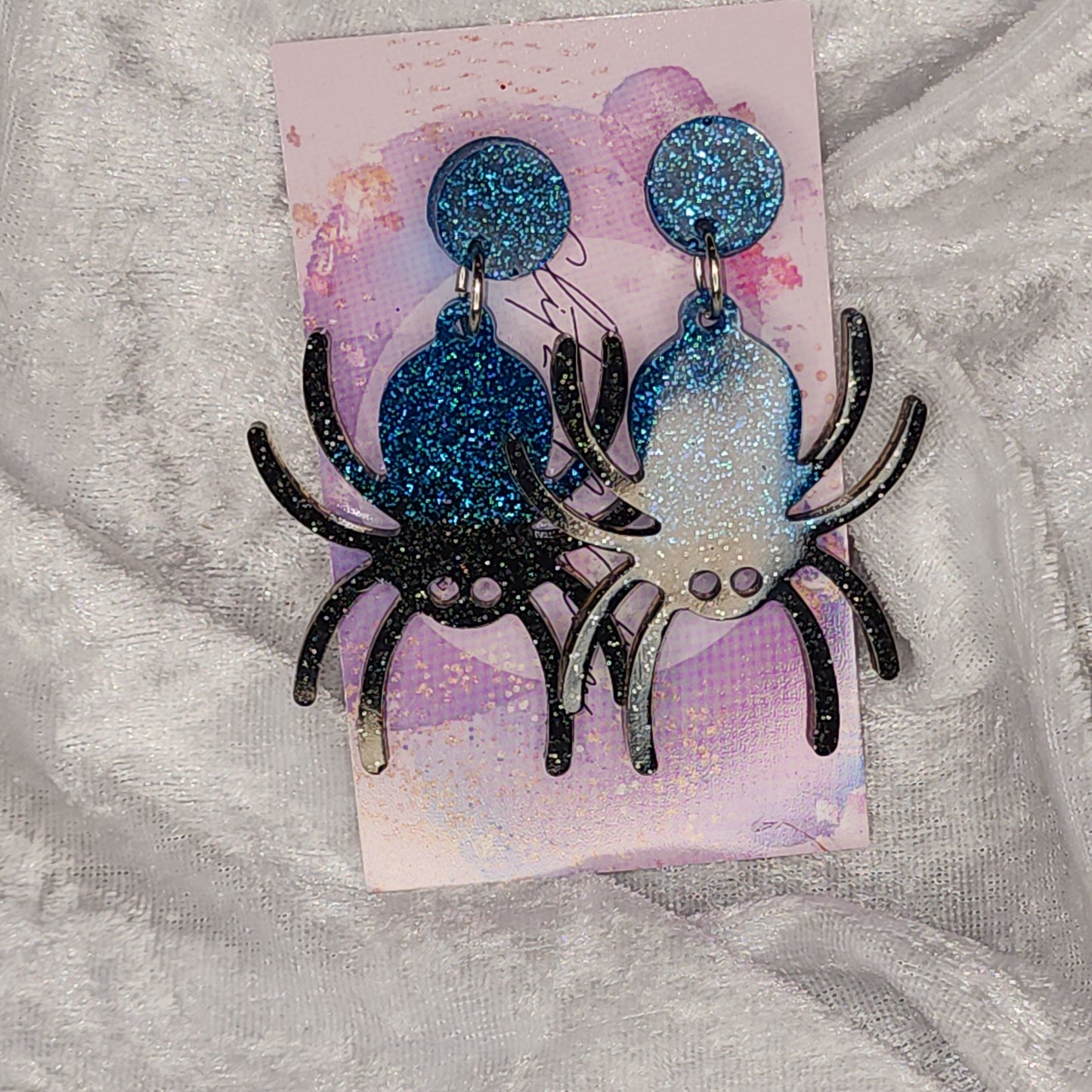 Spider #8 Dangle Earrings