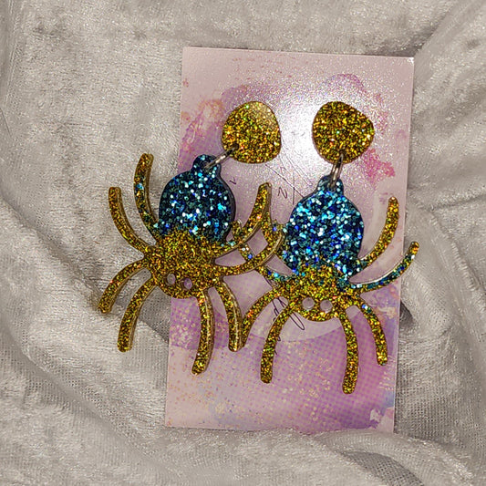 Spider #9 Dangle Earrings