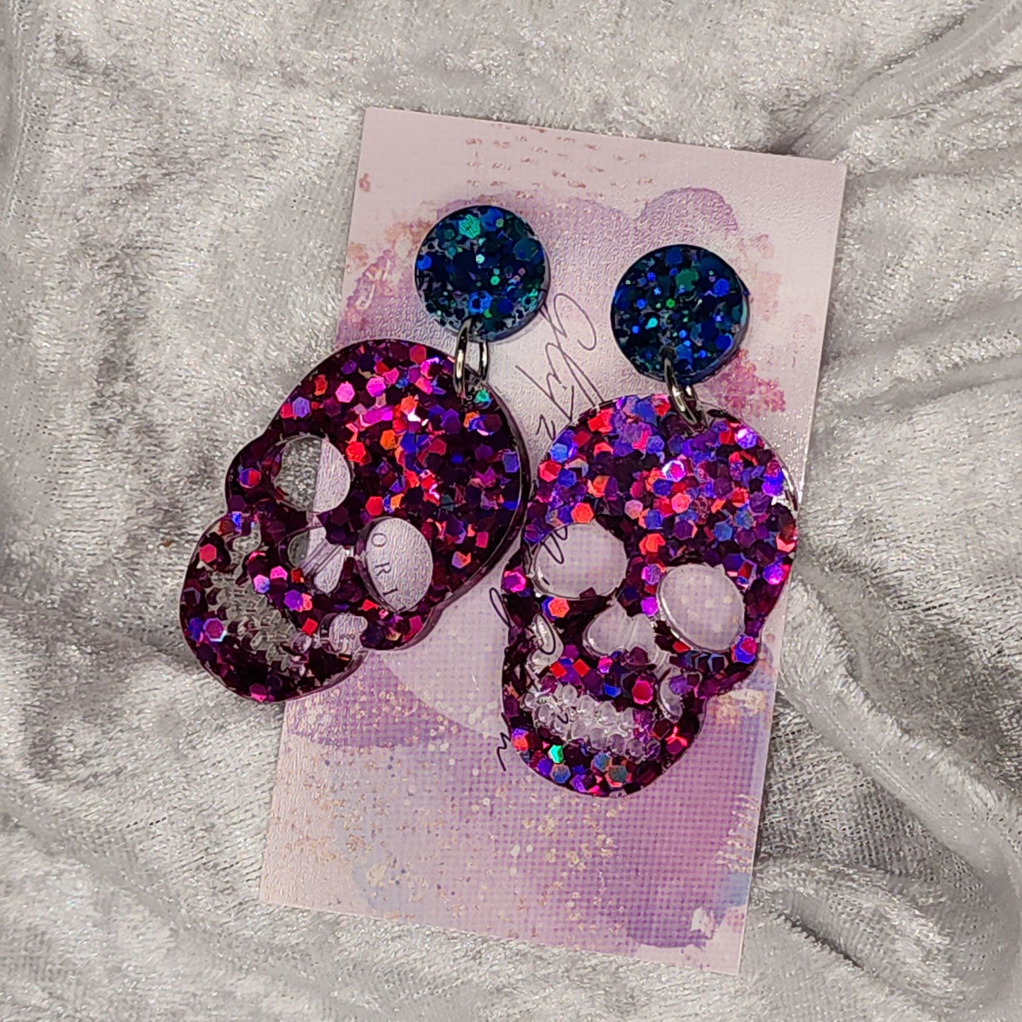 Skull #4 Dangle Earrings