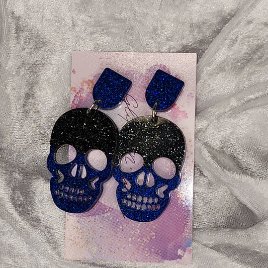 Skull #6 Dangle Earrings