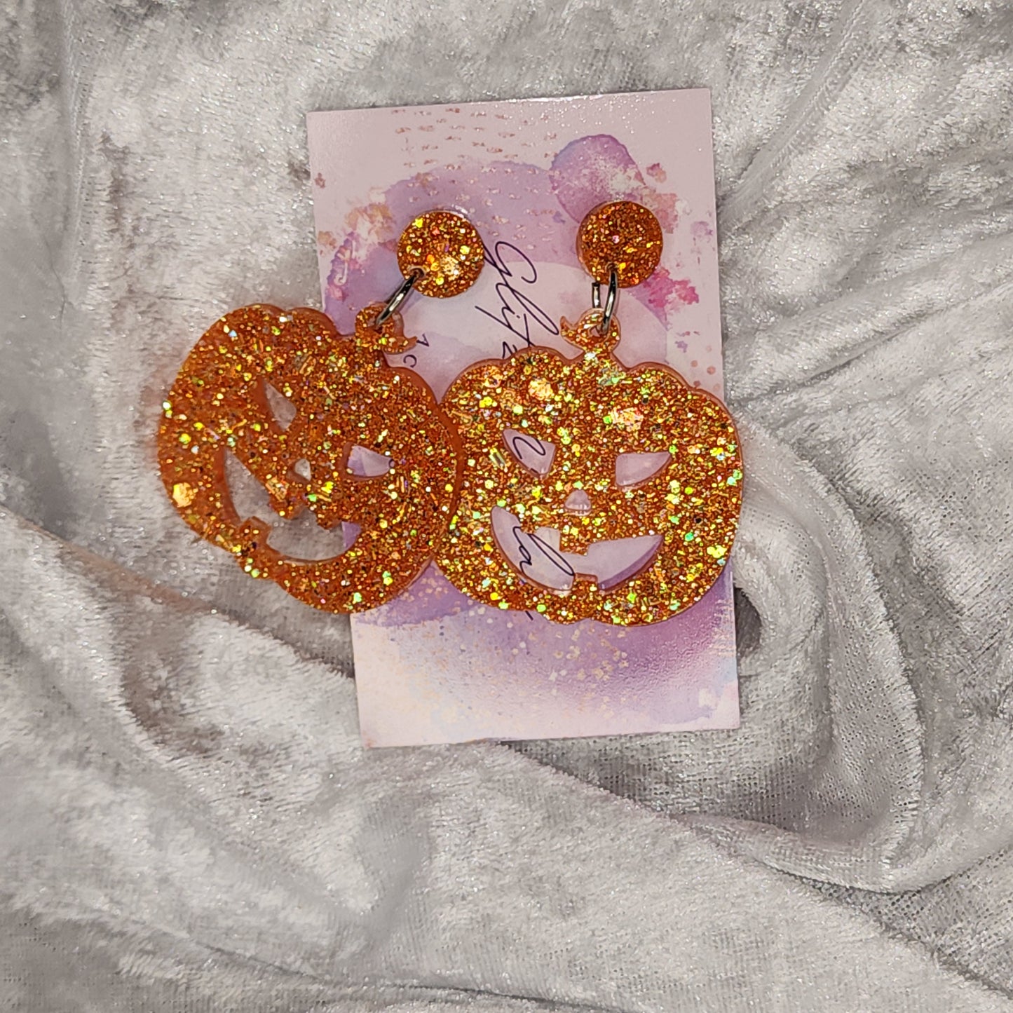 Pumpkin #2 Dangle Earrings