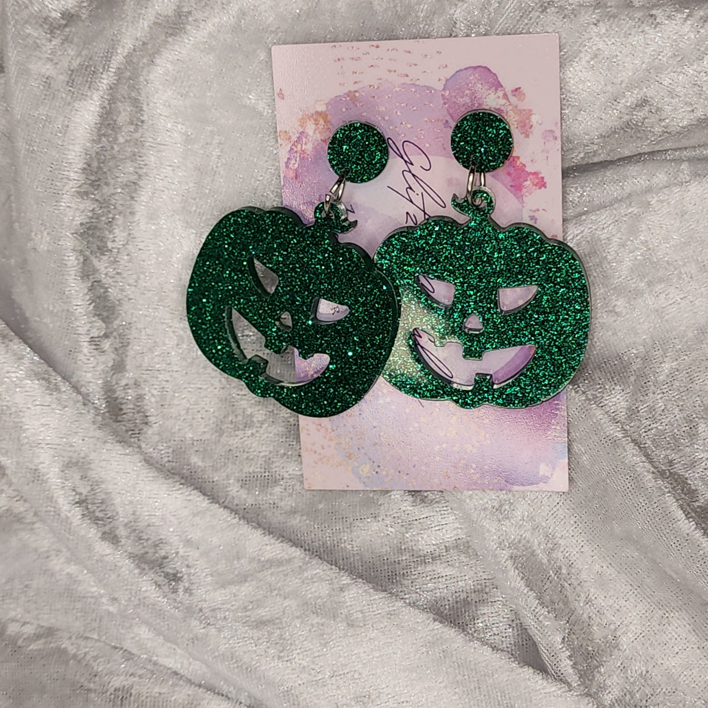 Pumpkin #9 Dangle Earrings