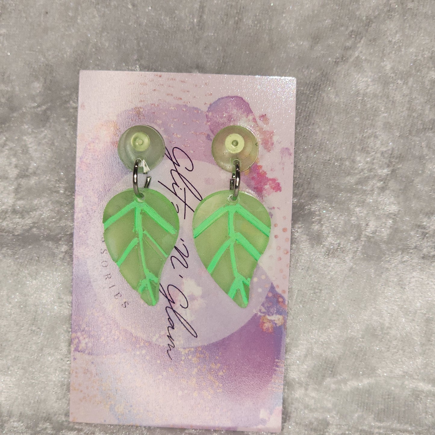 Glow In The Dark #4 Dangle Earrings