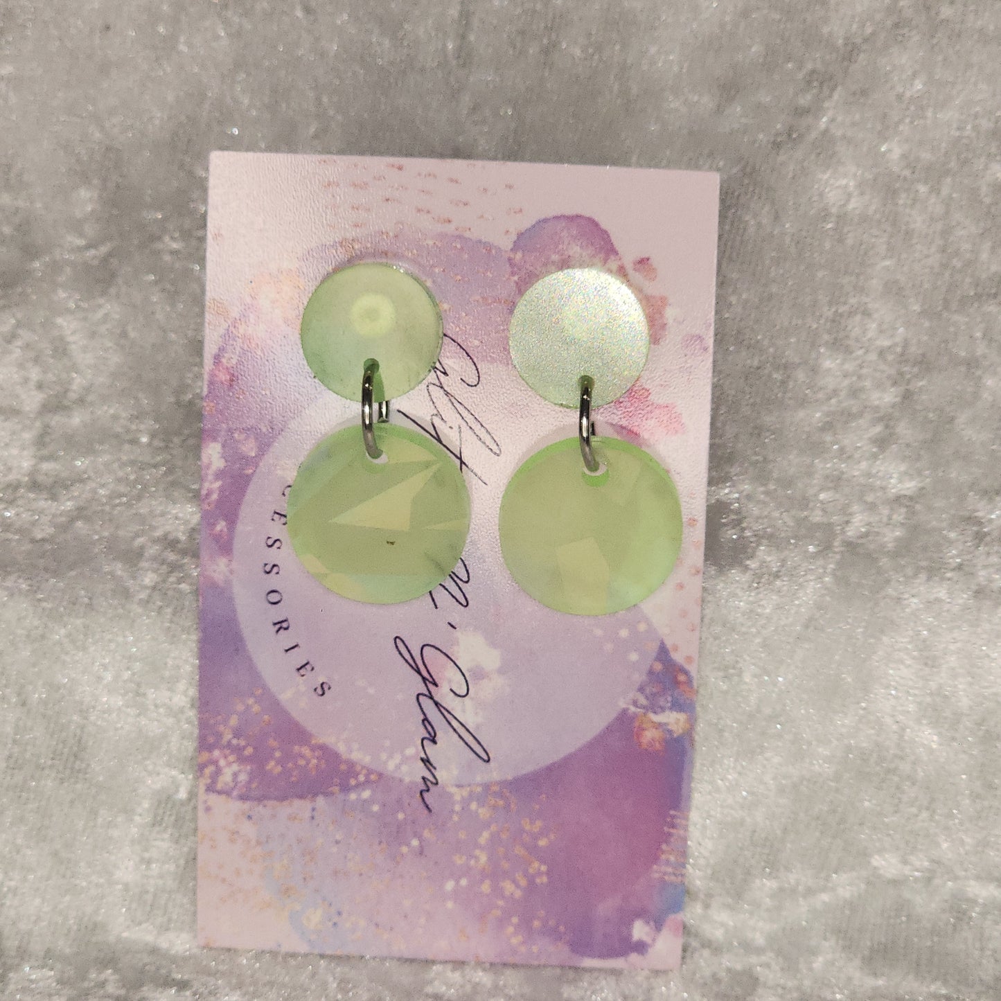 Glow In The Dark #7 Dangle Earrings