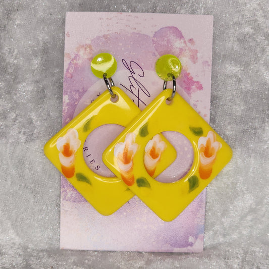 Painted Earrings #2 Dangle Earrings