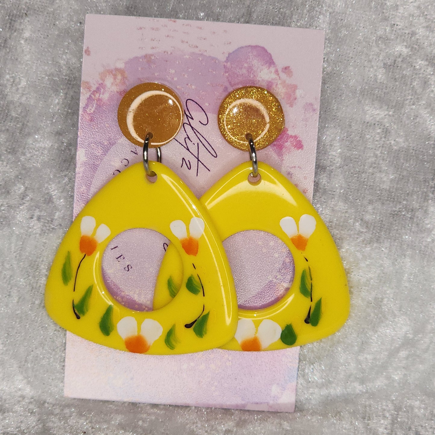 Painted Earrings #3 Dangle Earrings