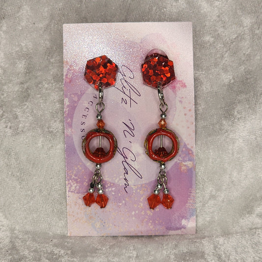 Beaded Dangle #24 Earrings