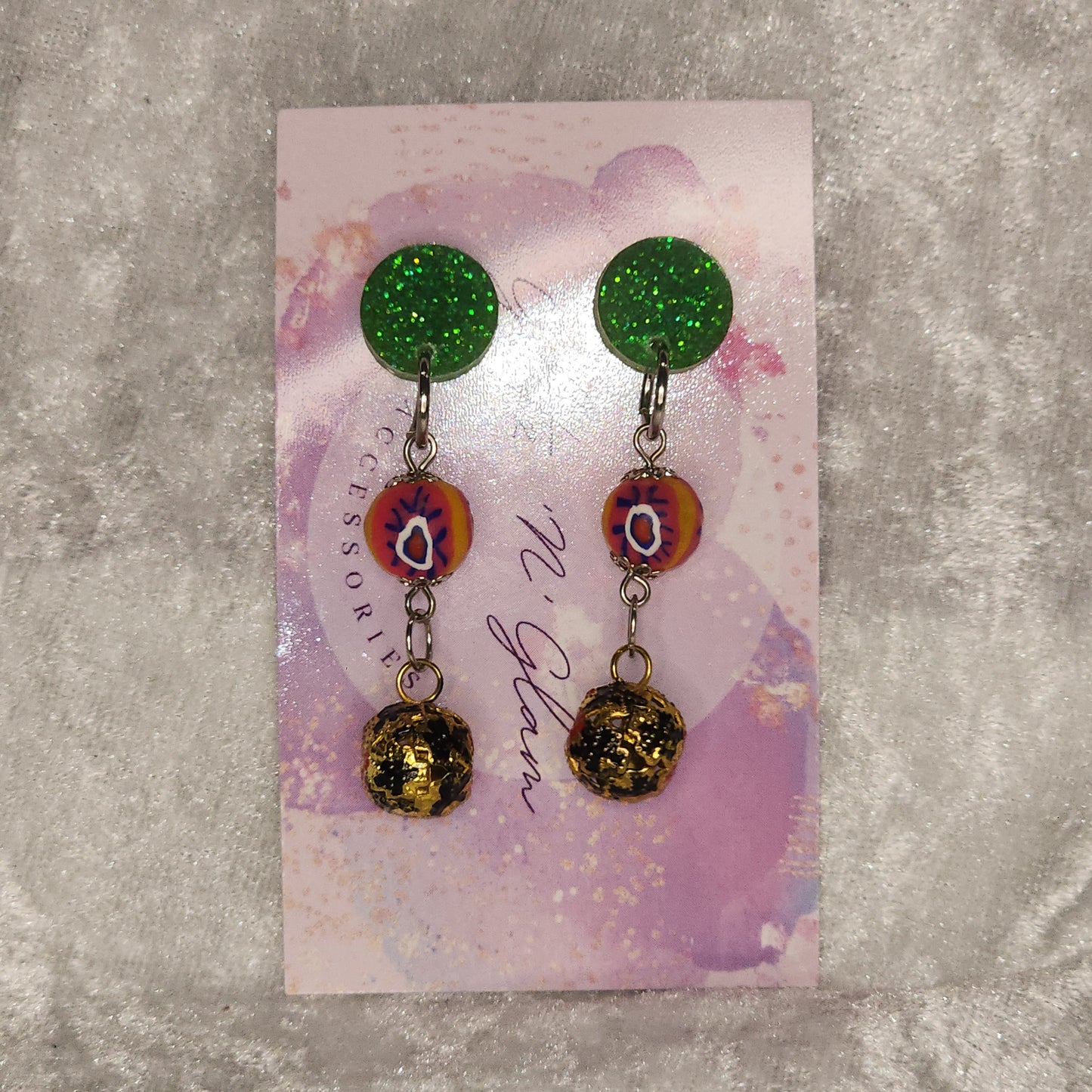 Beaded Dangle #9 Earrings