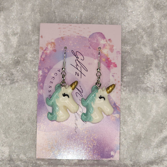 Blue Unicorn Kidz Earrings