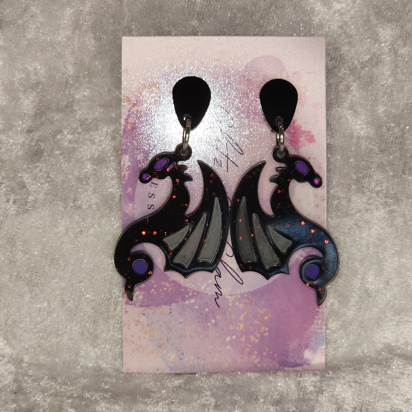 Dragons#4 Dangle Earrings