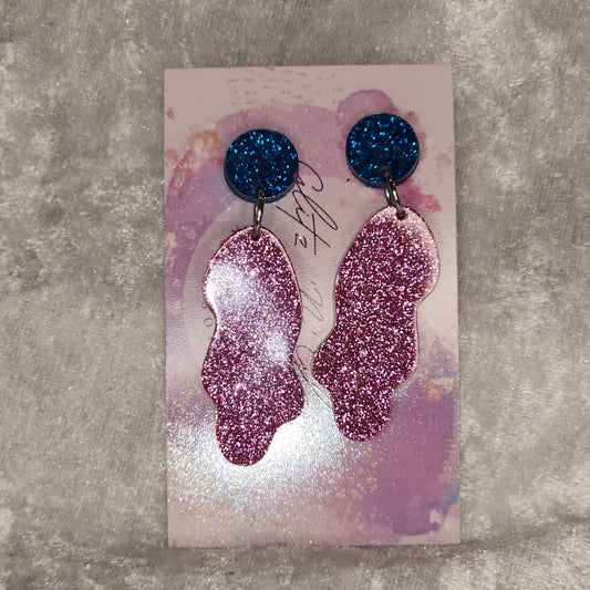 Medium Large Rock #6 Dangle Earrings