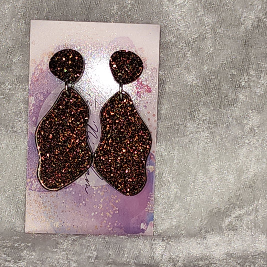 Medium Rock #1 Dangle Earrings