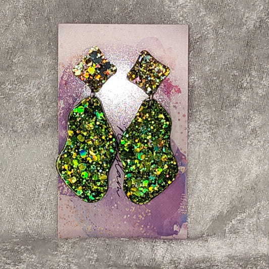 Medium Rock #2 Dangle Earrings