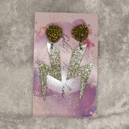 Lightning Small #2 Dangle Earrings