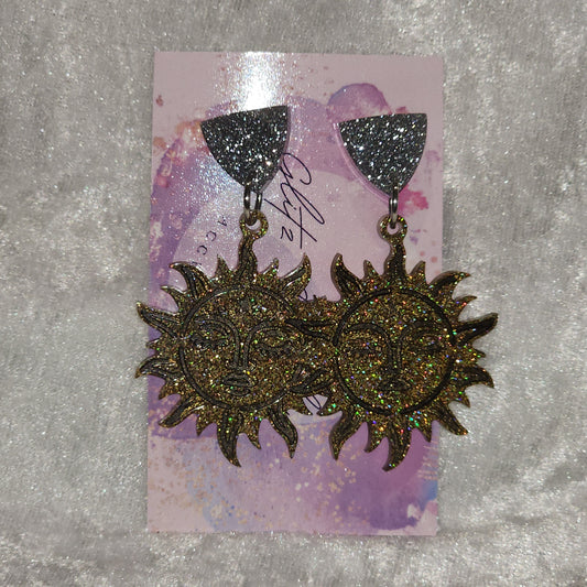 Sun #2 Dangle Earrings